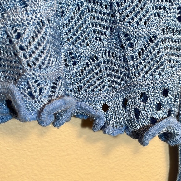 ASOS Design Blue Crop Sweater - Picture 7 of 12